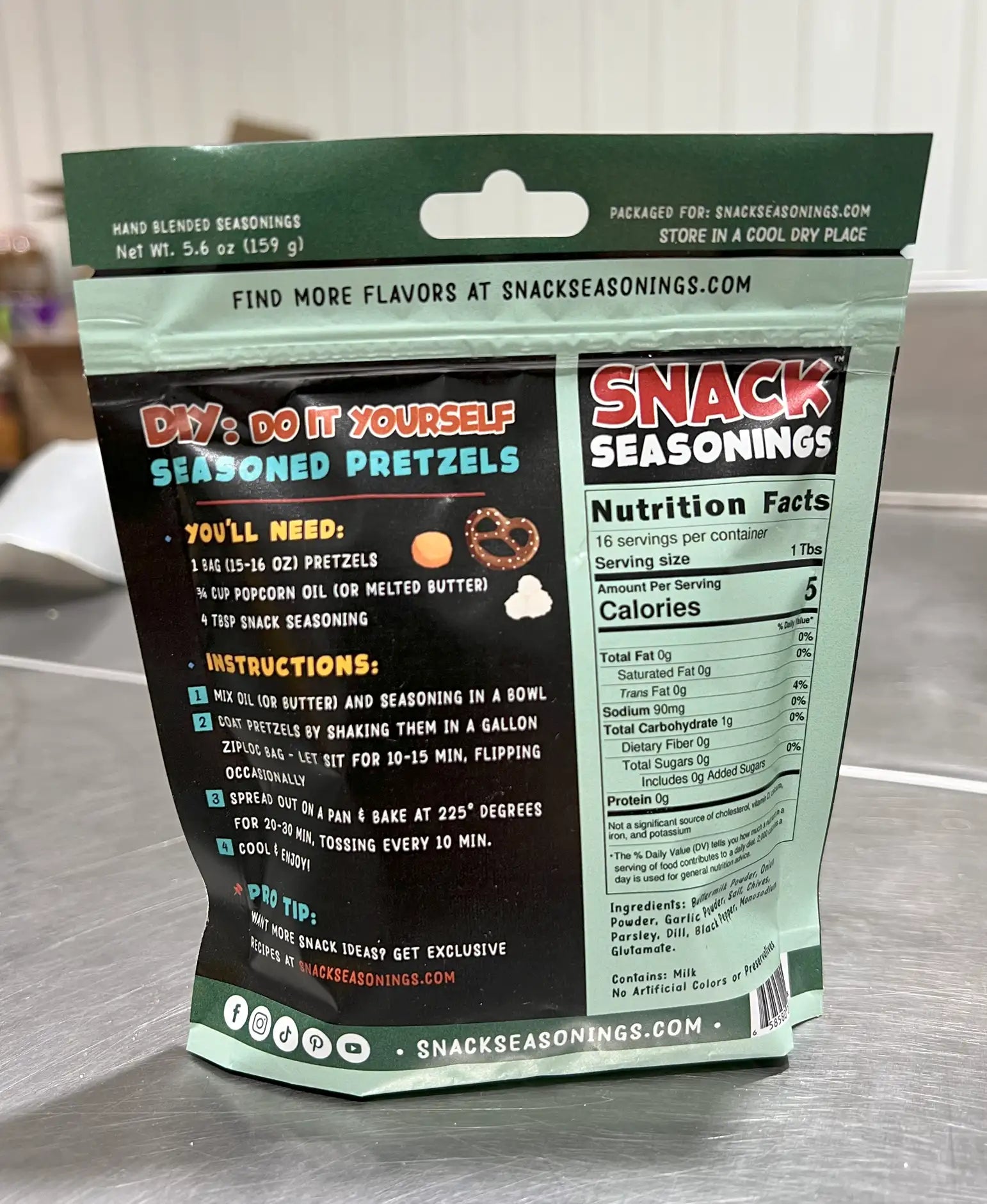 ZESTY RANCH SNACK SEASONING